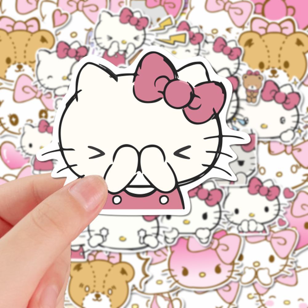Cute Printed Stickers Set – Waterproof Decorative Sealing Stickers for Journaling, Scrapbooking, Kids DIY Crafts, Trending Aesthetic Sticker Pack