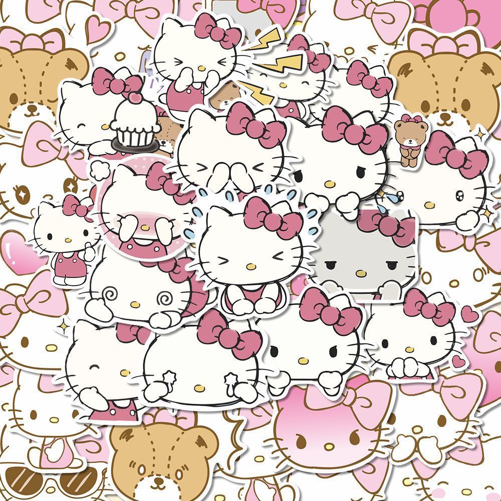 Cute Printed Stickers Set – Waterproof Decorative Sealing Stickers for Journaling, Scrapbooking, Kids DIY Crafts, Trending Aesthetic Sticker Pack