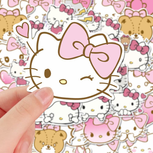 Cute Printed Stickers Set – Waterproof Decorative Sealing Stickers for Journaling, Scrapbooking, Kids DIY Crafts, Trending Aesthetic Sticker Pack